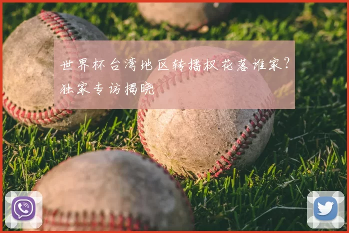 世界杯台湾地区转播权花落谁家?独家专访揭晓