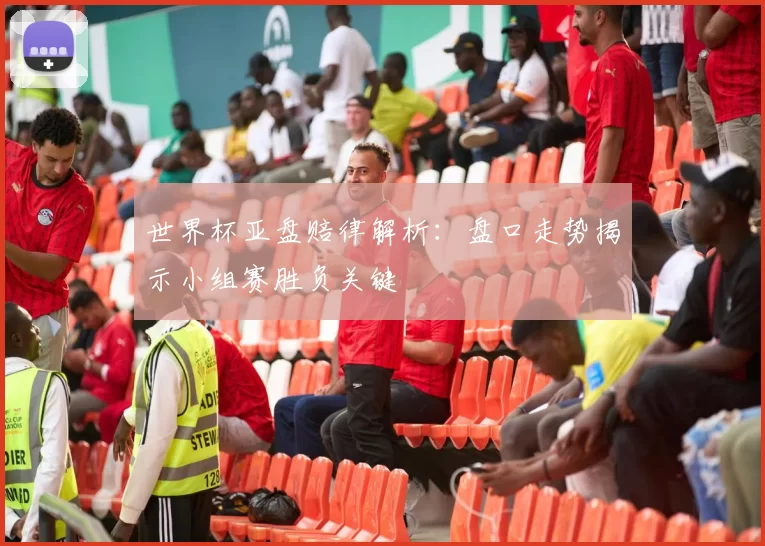 世界杯亚盘赔律解析:盘口走势揭示小组赛胜负关键