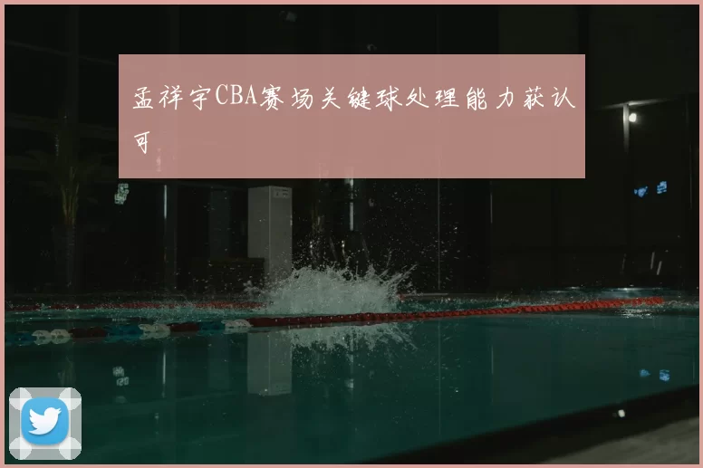 孟祥宇CBA赛场关键球处理能力获认可