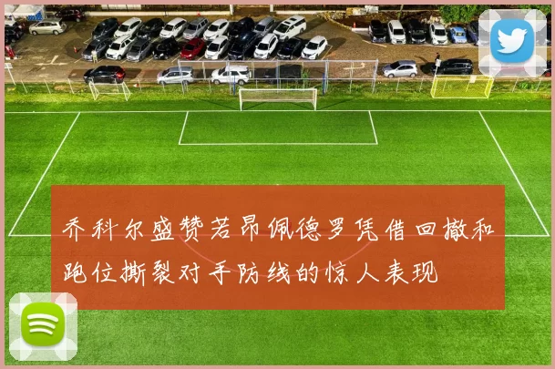 乔科尔盛赞若昂佩德罗凭借回撤和跑位撕裂对手防线的惊人表现