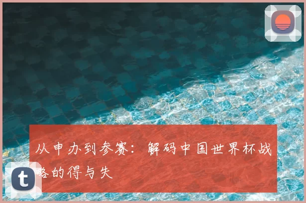 从申办到参赛:解码中国世界杯战略的得与失