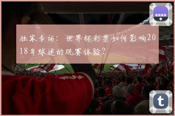 独家专访：世界杯彩票如何影响2018年球迷的观赛体验？
